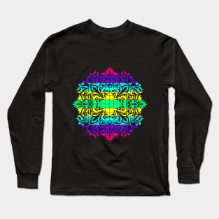 Multicolor artwork Long Sleeve T-Shirt